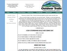 Tablet Screenshot of outdoortrails.com